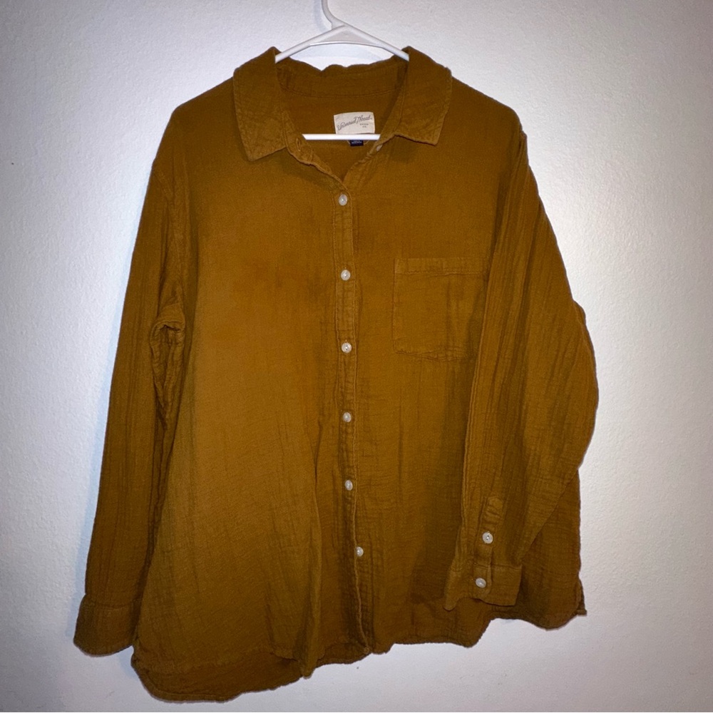 Cotton Button Down Shirt